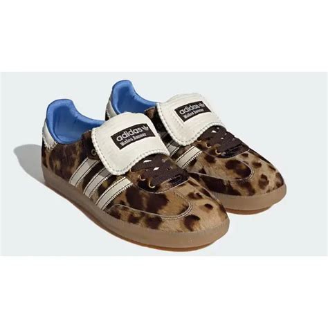 leopard print Adidas sambas